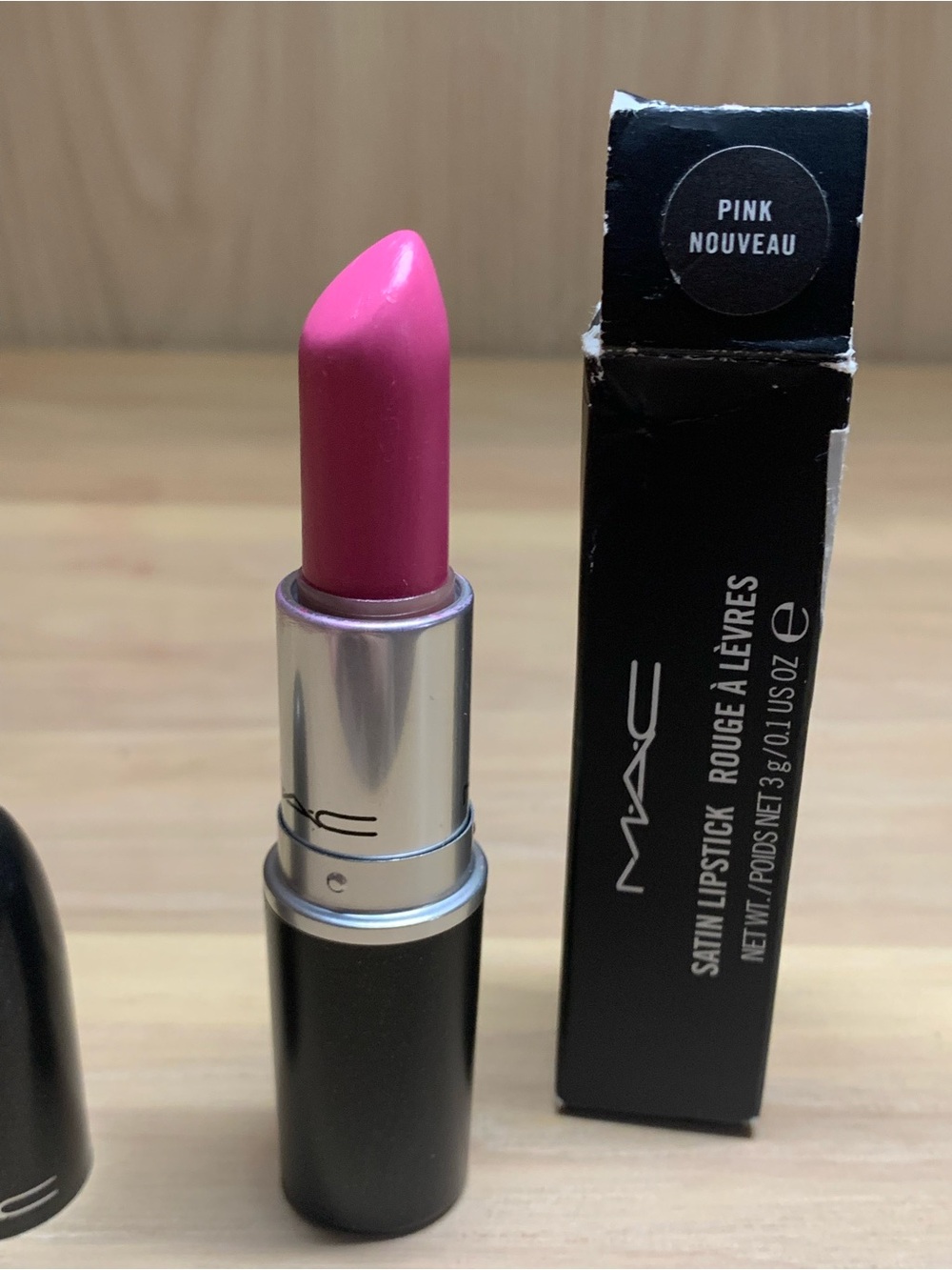 MAC Cosmetics Satin Lipstick — Pink Nouveau (Bright Pink)